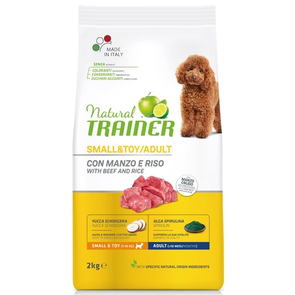 TRAINER  NATURAL ADULT SMALL & TOY CON MANZO E RISO 