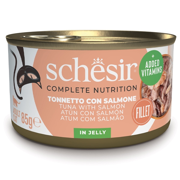 SCHESIR COMPLETE NUTRITION FILETTI TONNETTO CON SALMONE IN JELLY