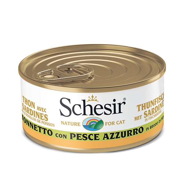 SCHESIR TONNETTO CON PESCE AZZURRO IN BRODO DI COTTURA 