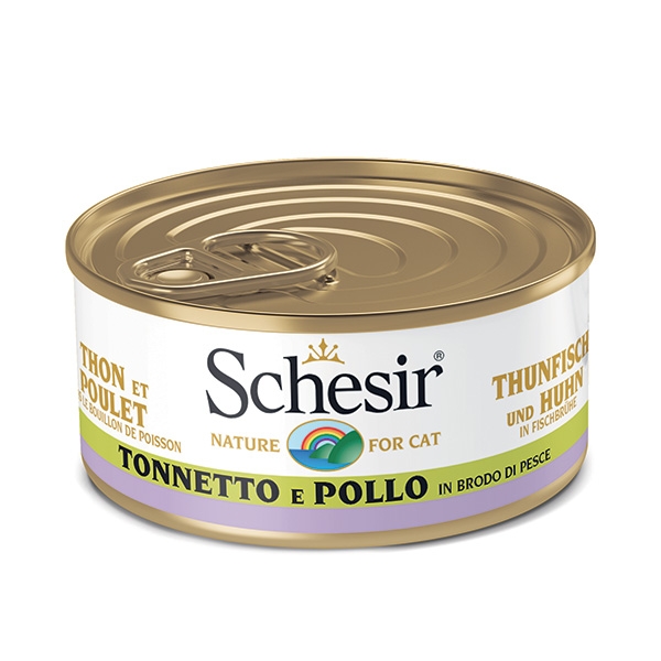 SCHESIR TONNETTO CON FILETTI DI POLLO IN BRODO DI COTTURA 