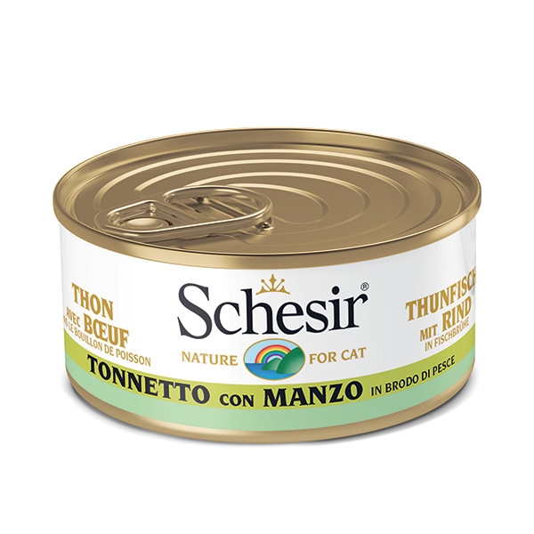 SCHESIR TONNETTO CON MANZO IN BRODO DI COTTURA 