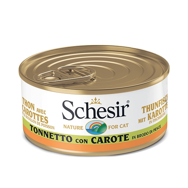 SCHESIR TONNETTO CON CAROTE IN BRODO DI COTTURA 