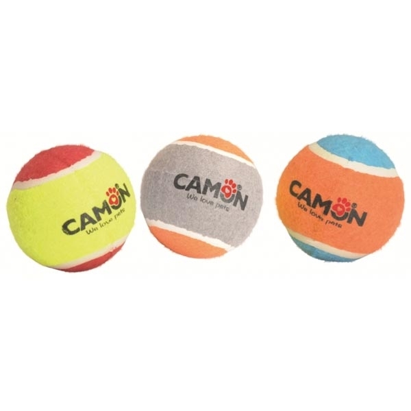 CAMON PALLA DA TENNIS COLORATA IN GOMMA PIENA