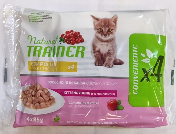 NATURAL TRAINER CAT FLOWPACK KITTEN & YOUNG Gatti