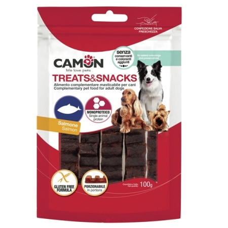 CAMON BARRETTA DI SALMONE PORZIONABILE Cani