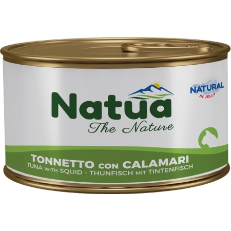 NATUA  NATURAL ADULT JELLY TONNETTO CON CALAMARI Gatti