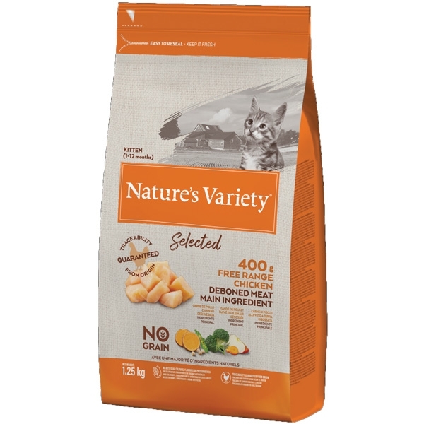 TRUE INSTINCT NATURE'S VARIETY  SELECTED KITTEN POLLO ALLEVATO A TERRA