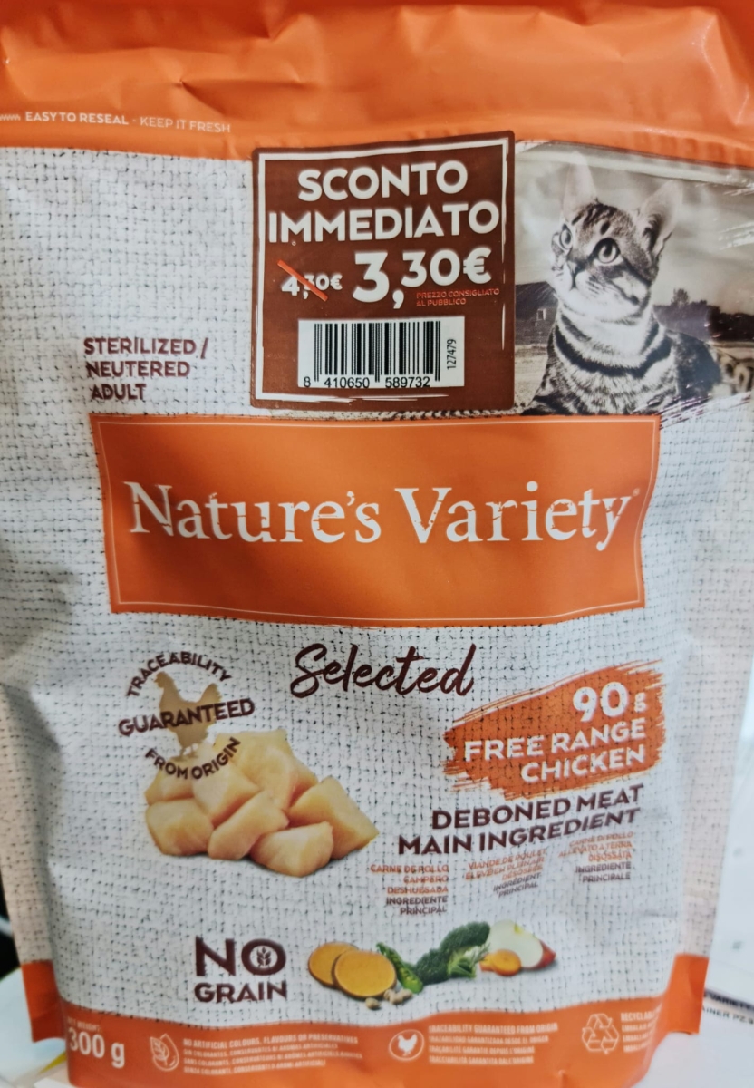 NATURE'S VARIETY SELECTED STERILISED POLLO