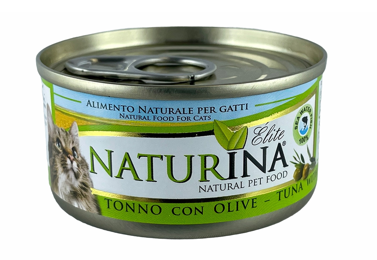ELITE NATURINA CAT TONNO CON OLIVE 