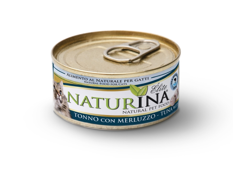 ELITE NATURINA CAT TONNO CON MERLUZZO 