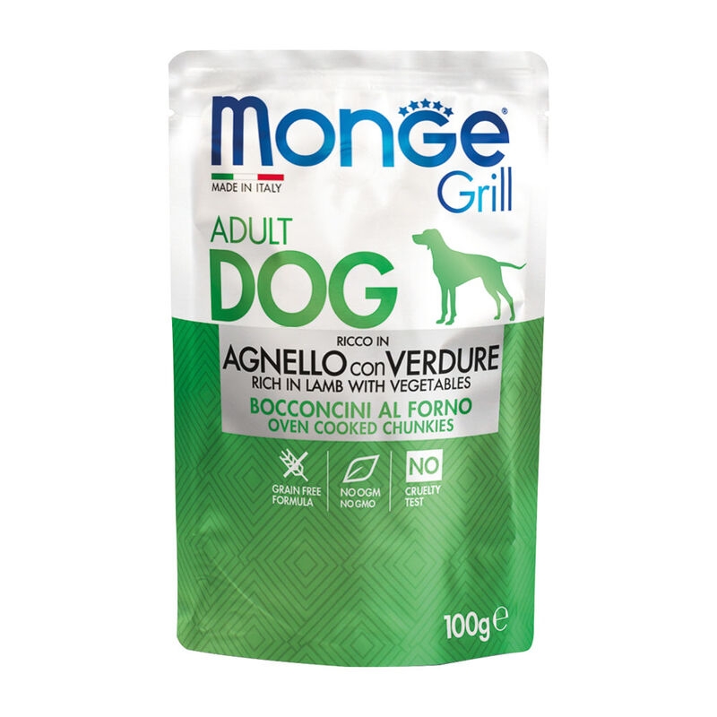 MONGE  GRILL BOCCONCINI CON AGNELLO E VERDURE