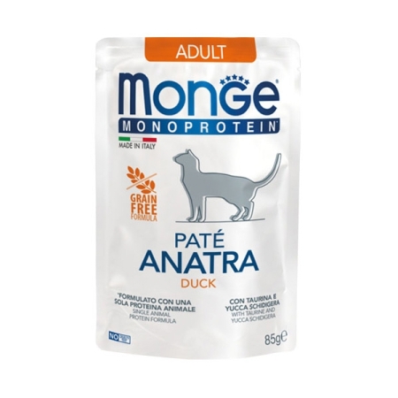 MONGE MONOPROTEIN ADULT PATE' ANATRA Gatti