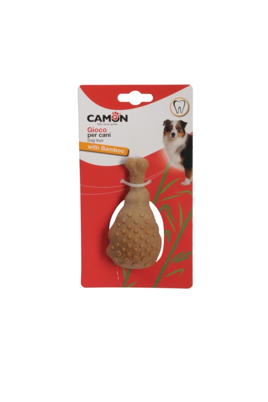 CAMON GIOCO IN BAMBU' A FORMA DI COSCIA DI POLLO 
