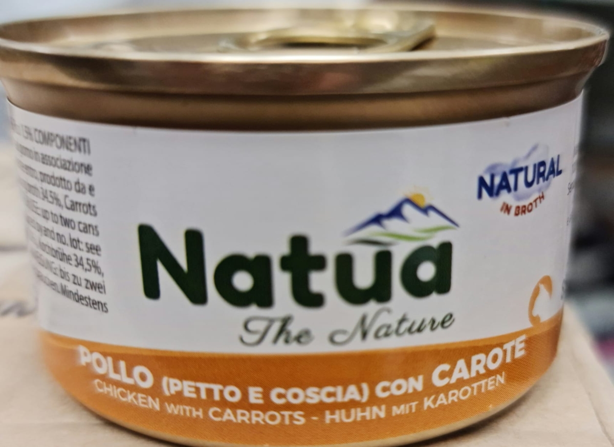 NATUA  CAT BROTH POLLO (PETTO E COSCIA) CON CAROTE 