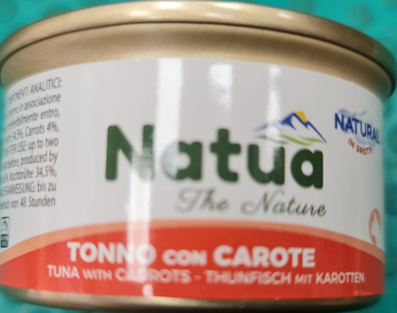 NATUA CAT BROTH TONNO CON CAROTE 