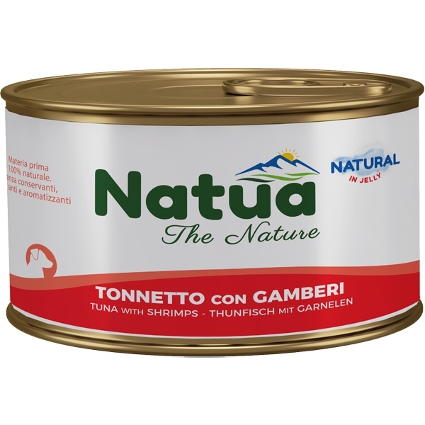 NATUA  NATURAL ADULT DOG JELLY TONNETTO CON GAMBERI 