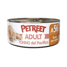 PETREET  NATURA ADULT TONNO DEL PACIFICO CON CAROTE A56 