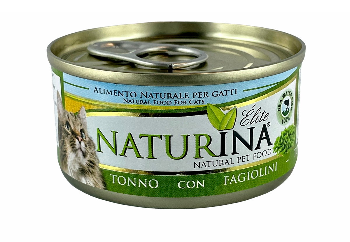 ELITE NATURINA CAT TONNO CON FAGIOLINI 