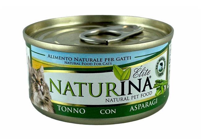 ELITE NATURINA CAT TONNO CON ASPARAGI Gatti