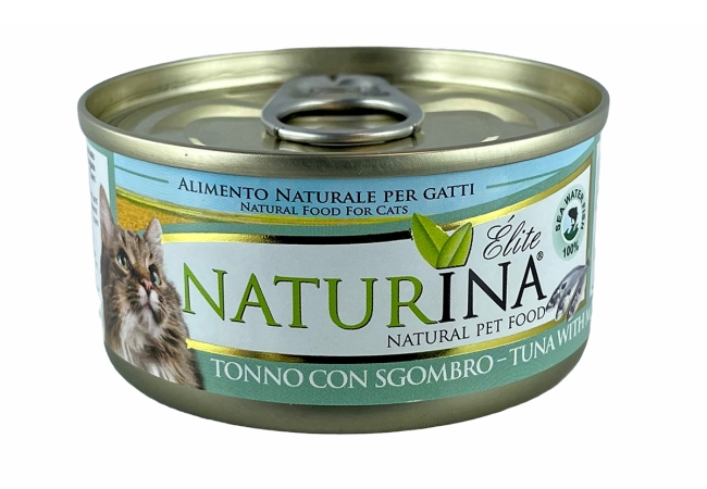 ELITE NATURINA CAT TONNO CON SGOMBRO Gatti