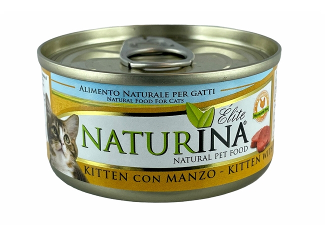 ELITE NATURINA CAT KITTEN CON MANZO Gatti