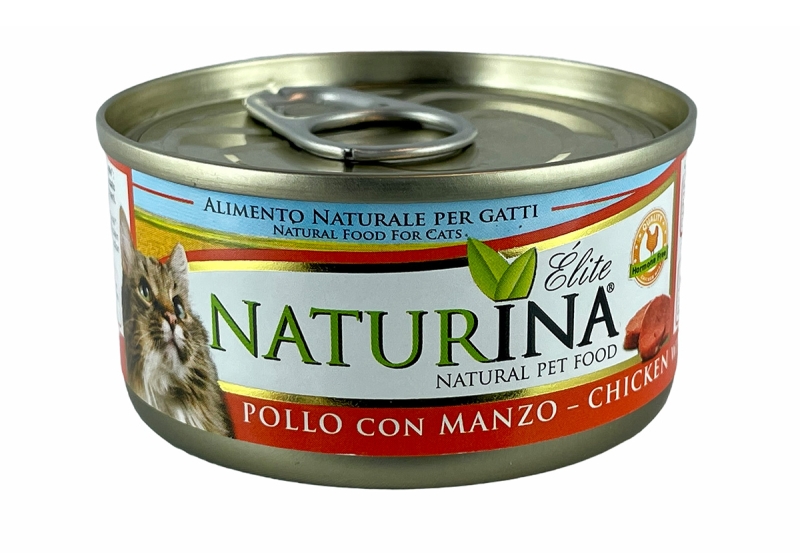 ELITE NATURINA CAT POLLO CON MANZO 