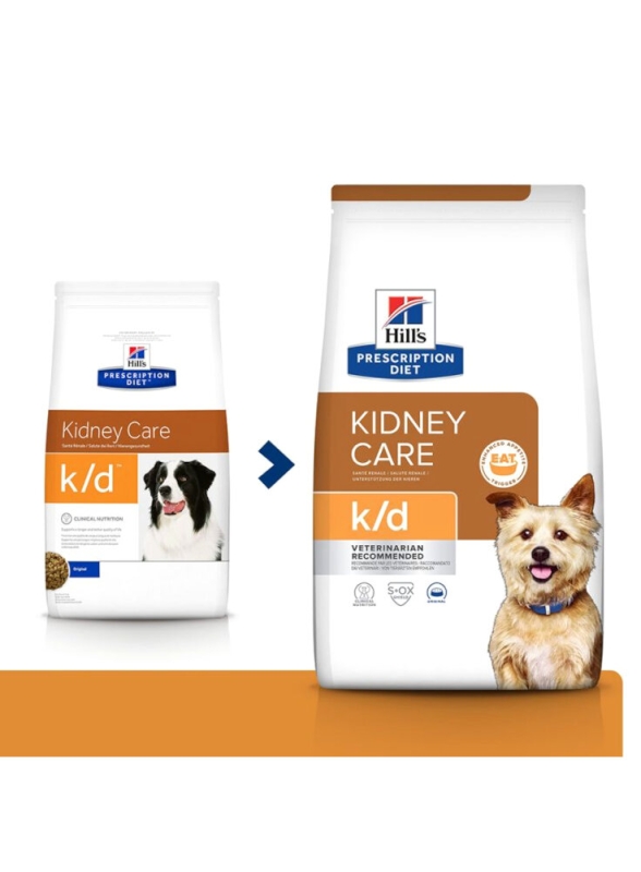 HILL'S PET NUTRITION  PRESCRIPTION DIET K/D KIDNEY CARE 