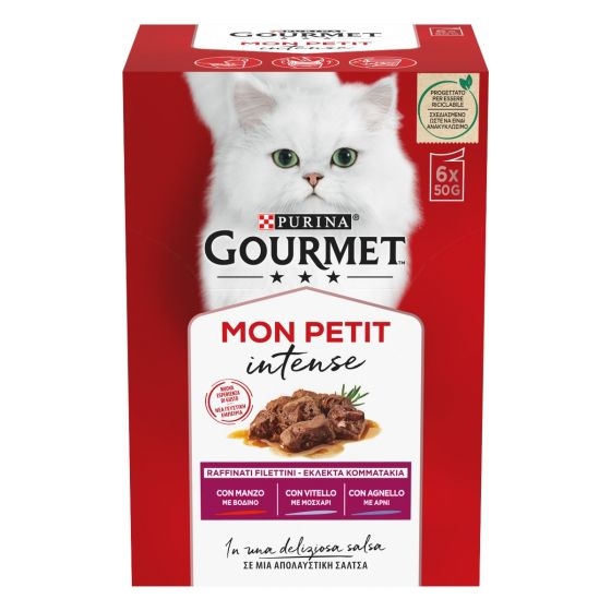 PURINA GOURMET MON PETIT GATTO SELEZIONE CARNE MANZO AGNELLO VITELLO