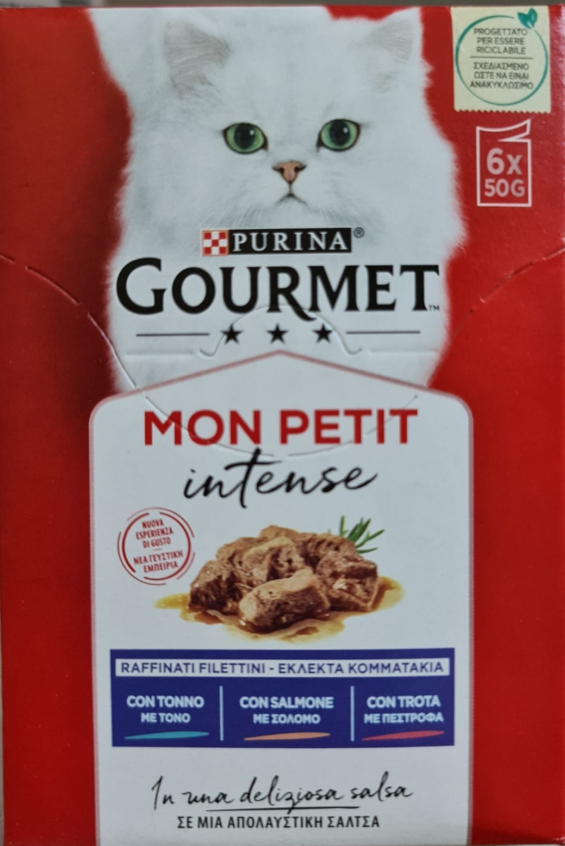 PURINA GOURMET MON PETIT GATTO SELEZIONE TONNO SALMONE E TROTA