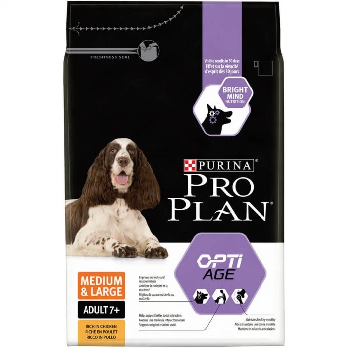 PURINA PROPLAN ADULT MEDIUM LARGE 7+ POLLO 
