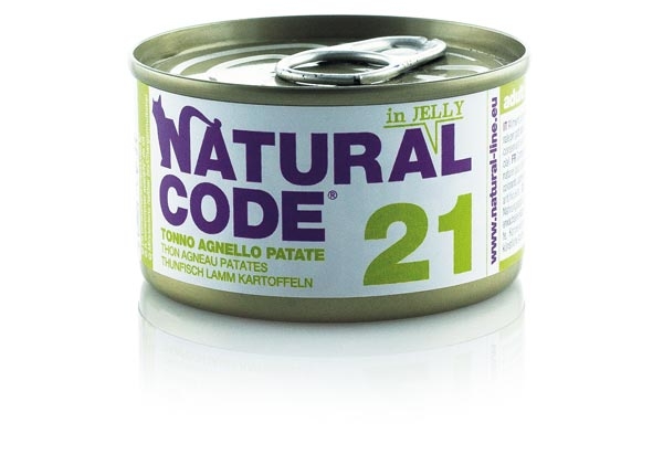 21 TONNO, AGNELLO E PATATE NATURAL CODE SOFT JELLY 