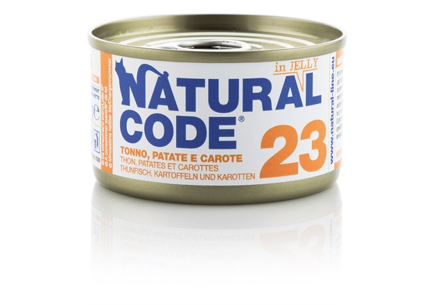 23 TONNO, PATATE E CAROTE NATURAL CODE SOFT JELLY 