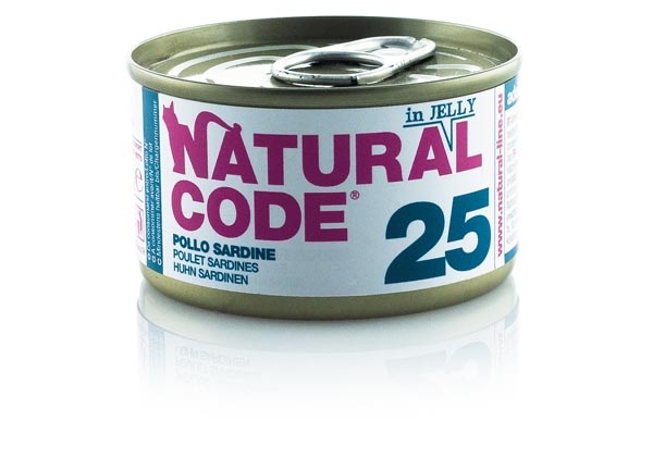 25 POLLO E SARDINE NATURAL CODE SOFT JELLY 