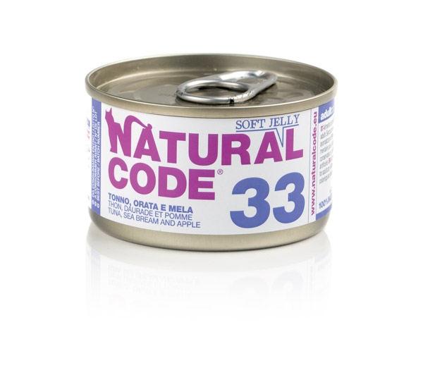 33 TONNO, ORATA E MELA NATURAL CODE SOFT JELLY 