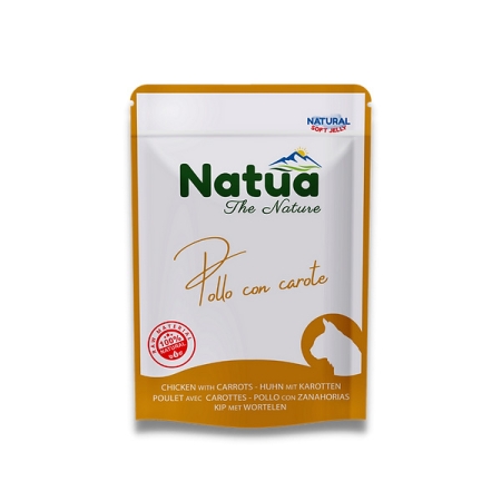 NATUA NATURAL POLLO CON CAROTE IN  SOFT JELLY Gatti