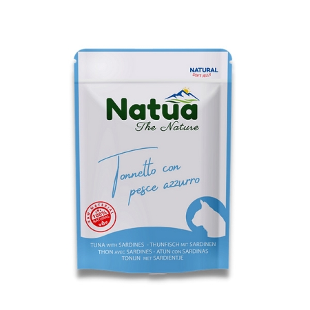 NATUA NATURAL TONNETTO CON PESCE AZZURRO IN SOFT JELLY Gatti