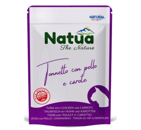 NATUA NATURAL TONNETTO CON POLLO E CAROTE N SOFT JELLY Gatti