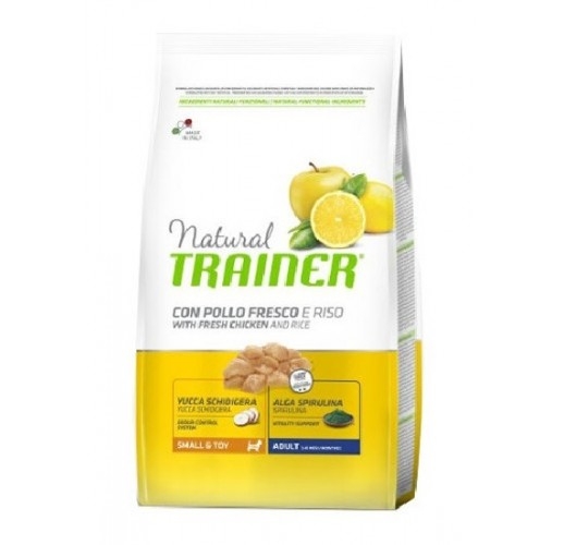 TRAINER NATURAL  ADULT SMALL & TOY CON POLLO FRESCO E RISO
