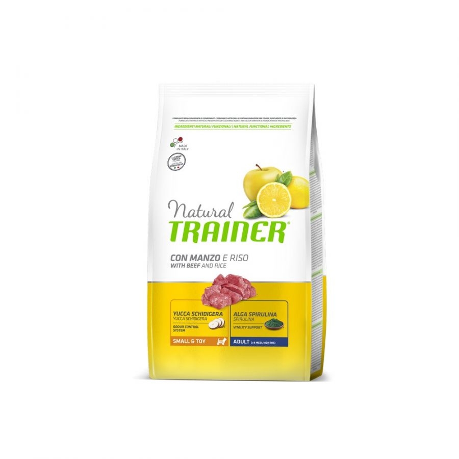 TRAINER NATURAL  ADULT SMALL & TOY CON MANZO E RISO