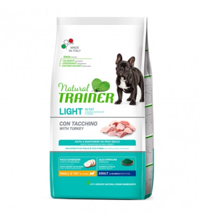 NATURAL TRAINER ADULT SMALL & TOY LIGHT N FAT TACCHINO Cani