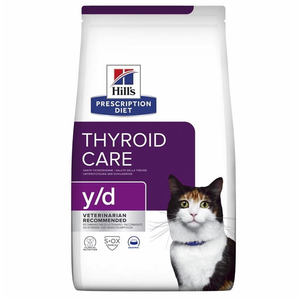 HILL'S PET NUTRITION PRESCRIPTION DIET Y/D THYROID CARE 