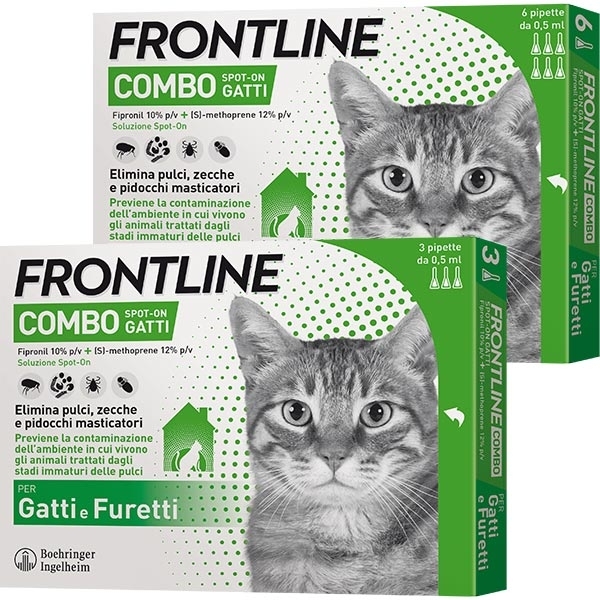 BOEHRINGER INGELHEIM FRONTLINE COMBO PER GATTI E FURETTI