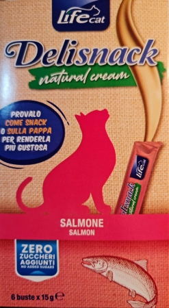 LIFE CAT NATURAL CREAM SALMONE Gatti