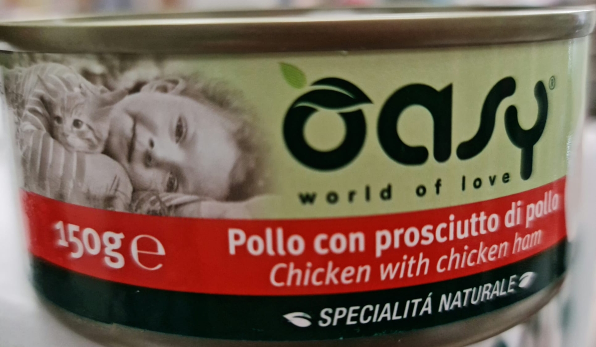 OASY SPECIALITA' NATURALE POLLO CON PROSCIUTTO 