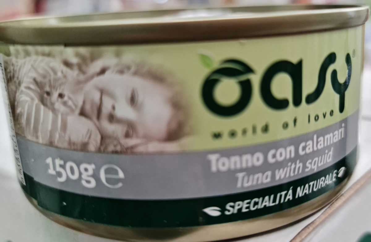 OASY SPECIALITA' NATURALE TONNO CON CALAMARI 