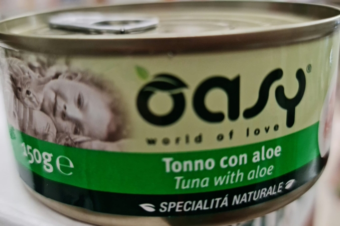 OASY SPECIALITA' NATURALE TONNO CON ALOE Gatti