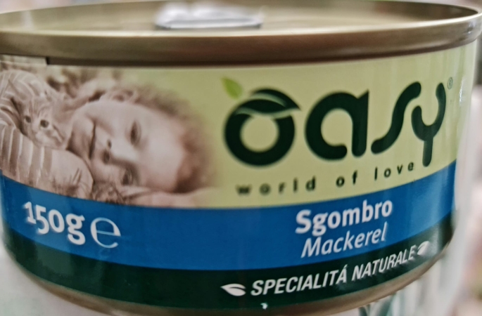 OASY SPECIALITA' NATURALE SGOMBRO Gatti