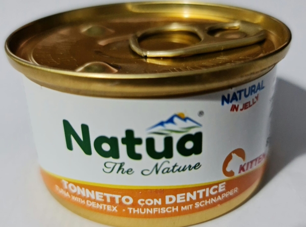 NATUA  NATURAL KITTEN  JELLY TONNETTO CON DENTICE Gatti