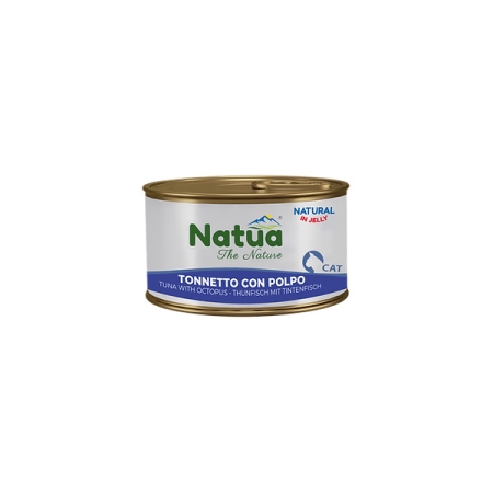 NATUA  NATURAL ADULT JELLY TONNETTO CON POLPO Gatti