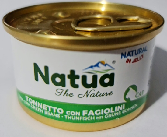 NATUA  NATURAL ADULT JELLY TONNETTO CON FAGIOLINI Gatti
